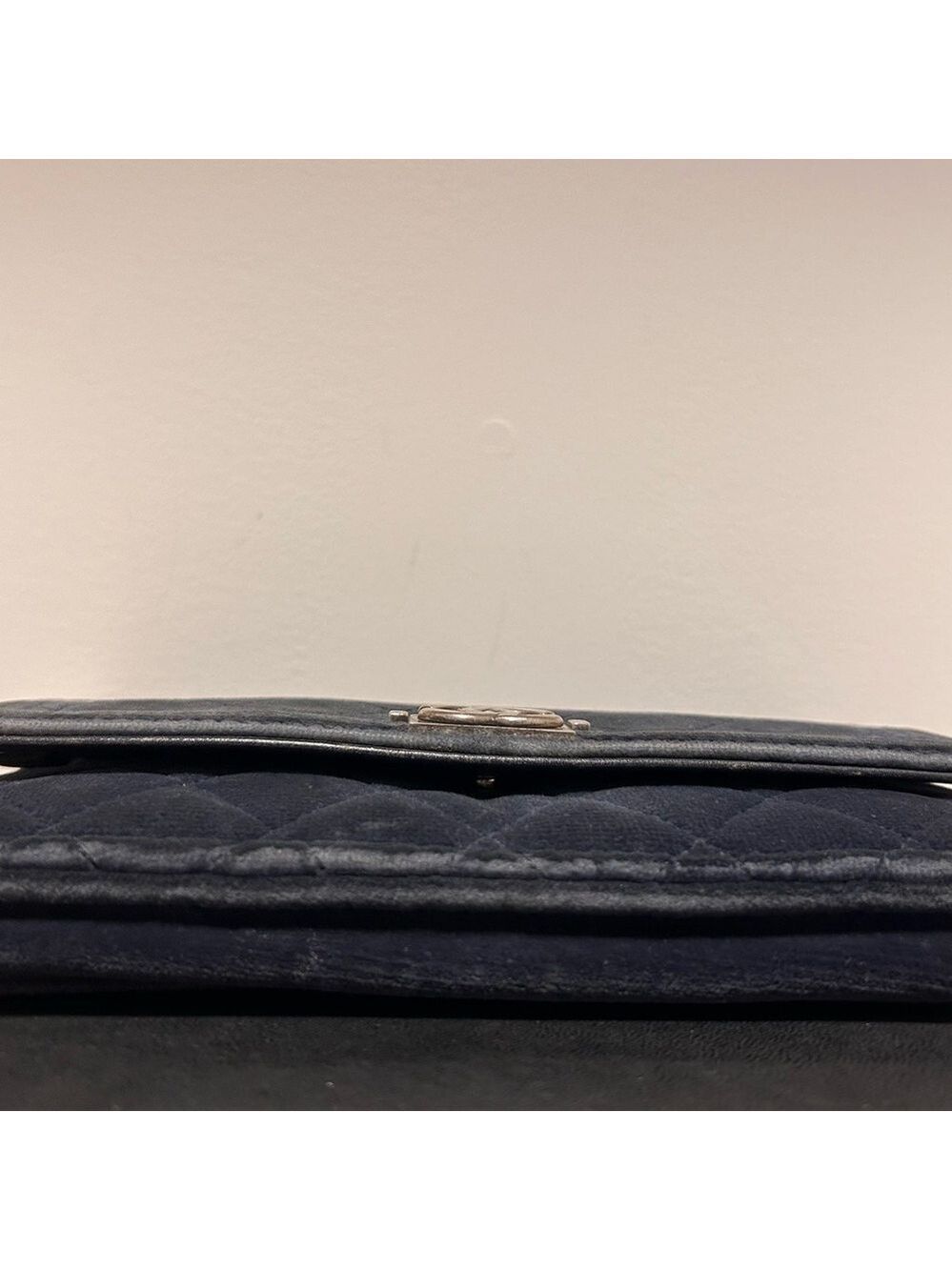 Chanel Navy Boy Velvet WOC - Picture 9 of 15